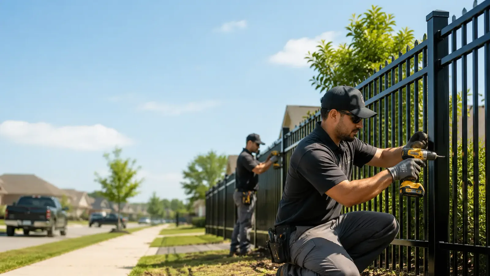 Metal Fence Installation in Elsah, IL
